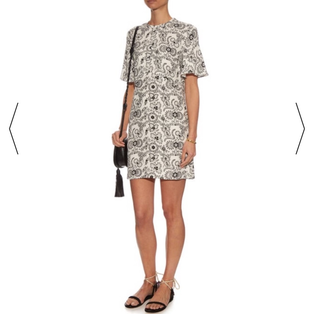 ALC Spencer Silk Print Dress